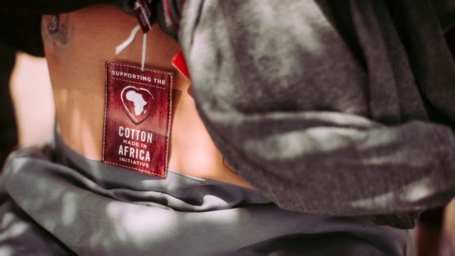 Cotton made in Africa Label